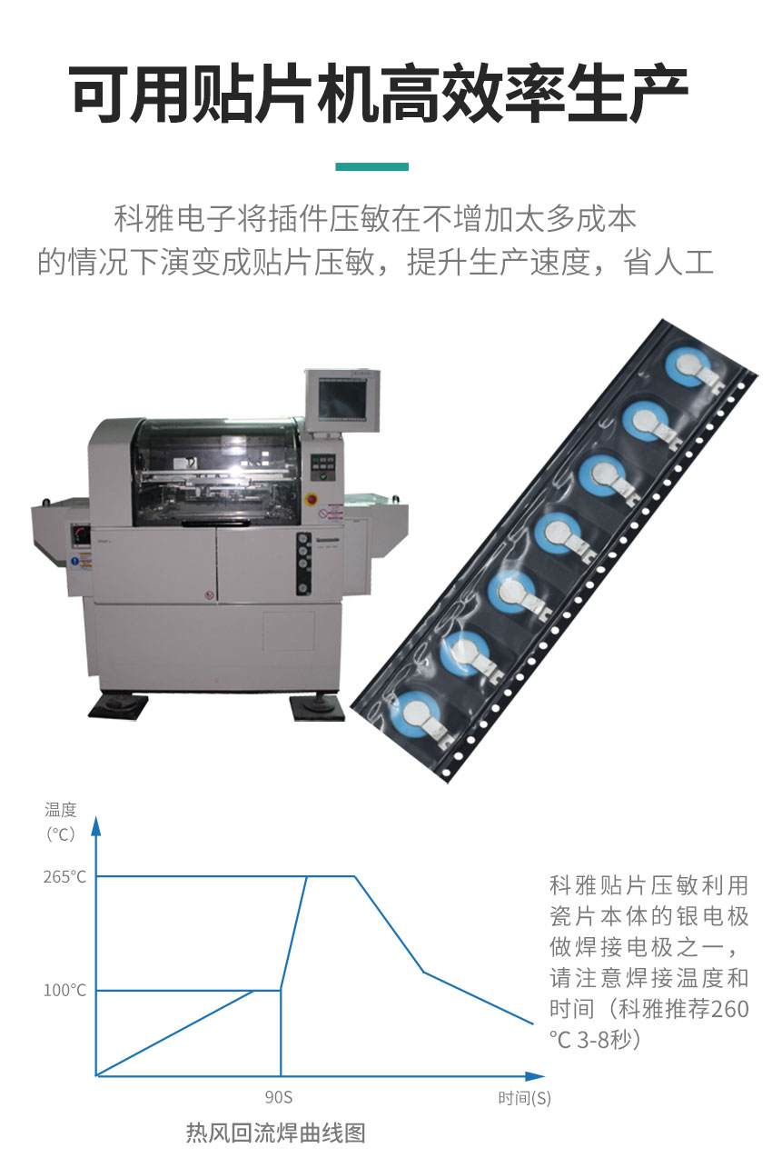 可以貼片的壓敏電阻